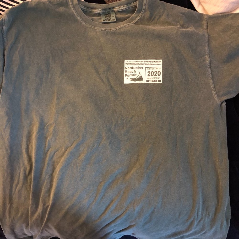 Nantucket Beach T-Shirt Green XL